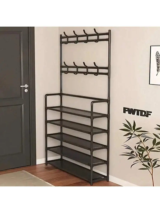 5-Tier Shoe Rack with Shelves